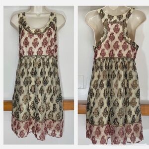 Free People Paisley Babydoll Dress